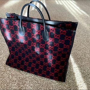 Gucci wool Shopper Tote